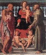 Jacopo Pontormo Madonna and Child with Two Saints